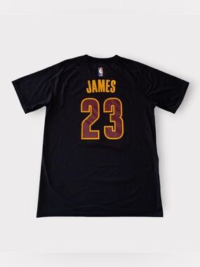 adidas NBA Lebron James Cleveland Cavaliers Short Sleeve T-shirt | Size Large